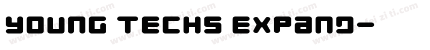Young Techs Expand字体转换